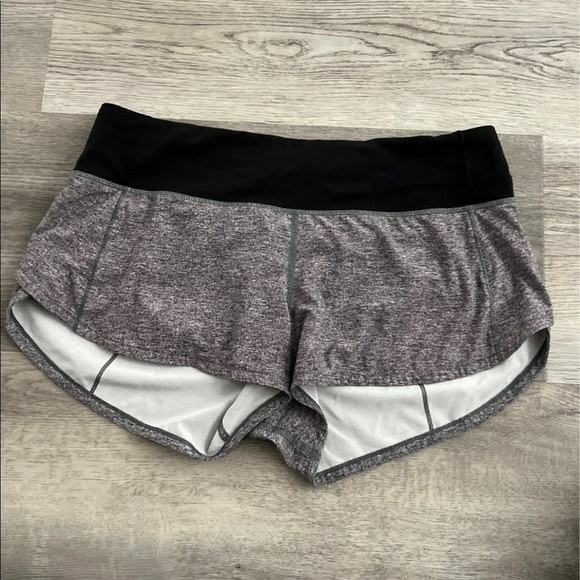 Two pairs of Lululemon Speed Up shorts 6 - Picture 2 of 5